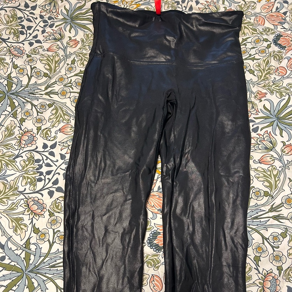 SPANX Black High-Waist Leggings